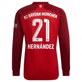 Koszulka Bayern Monachium Lucas Hernandez 21 Domowe Stroje Piłkarskie 2021/22 Długi Rękaw